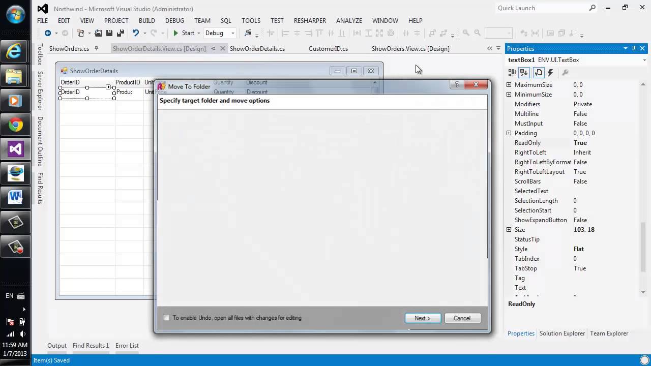 Creating a Master-Detail View (SubForm)