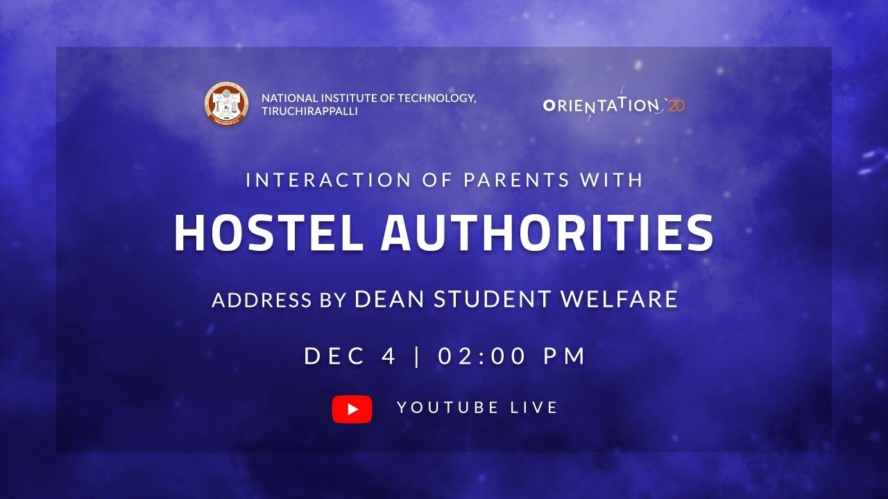 Dean SW Session - Day 2 (Afternoon) | 04.12.2020 | NIT Trichy