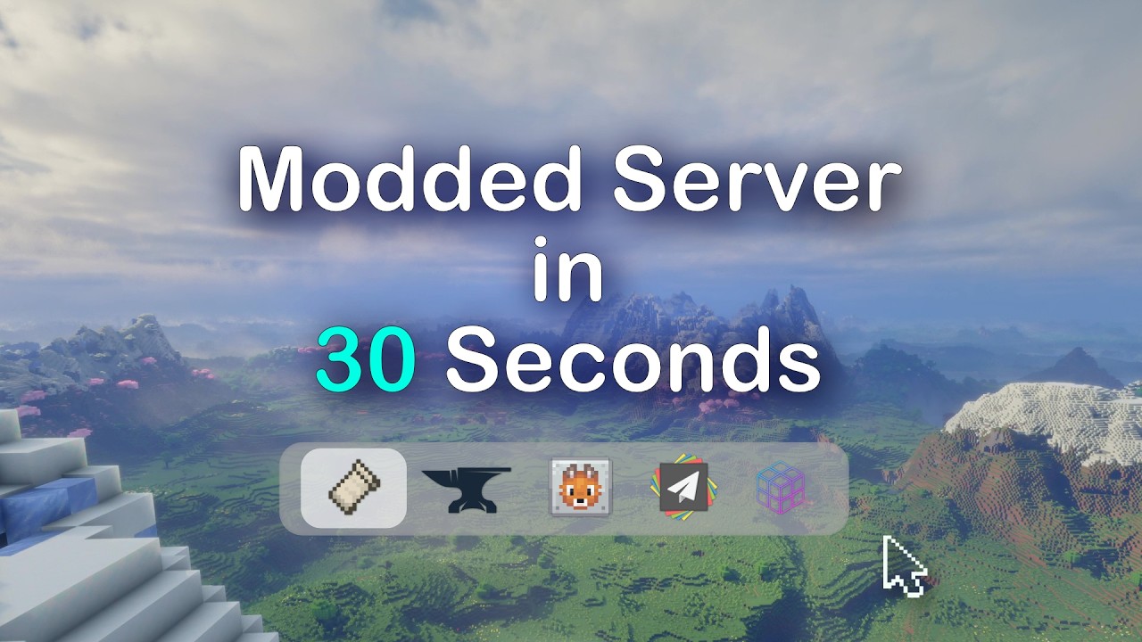 Host a Modded Minecraft Server in 30 Seconds (Fabric / Forge / NeoForge / Paper / Purpur)