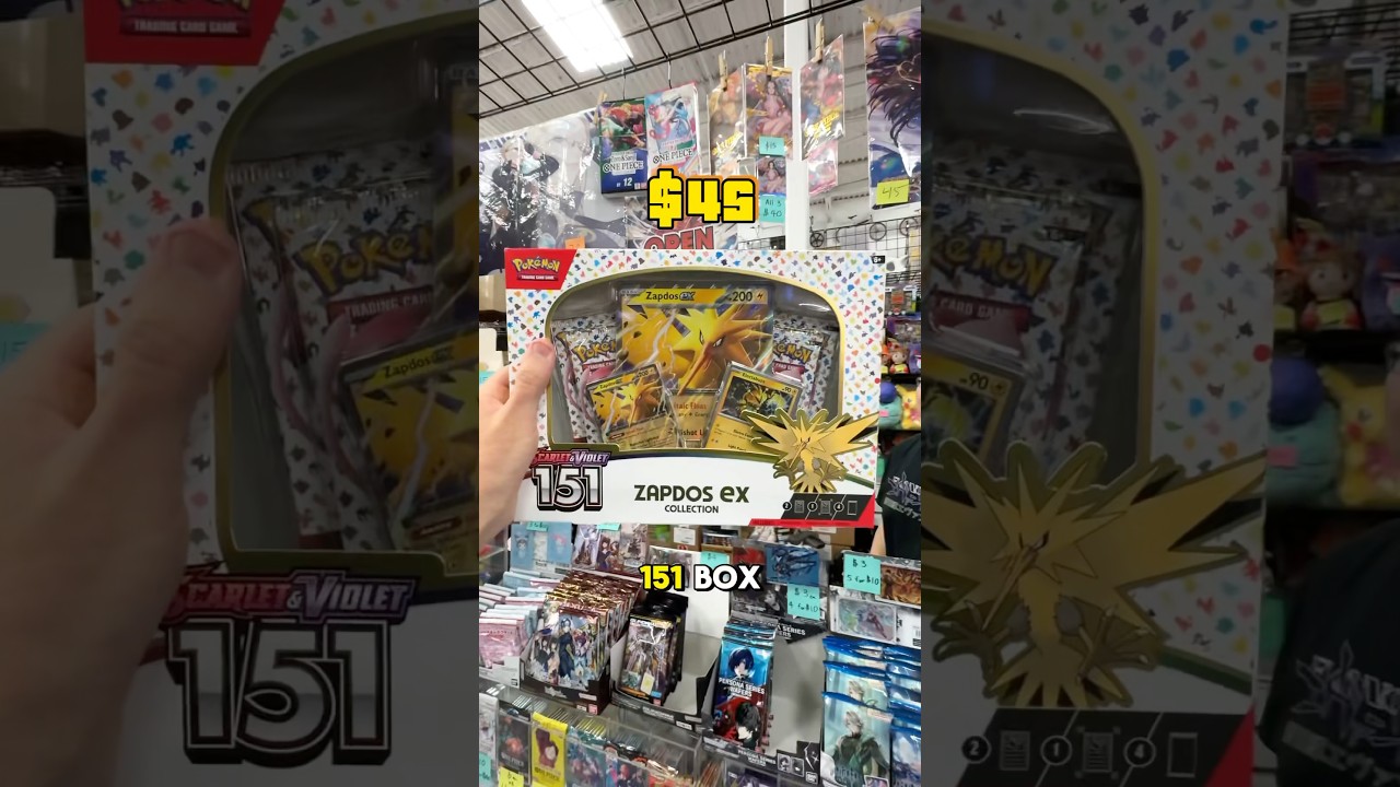 Did The Seller Price It RIGHT? POK&Eacute;MON 151 Zapdos EX Collection 😯📈