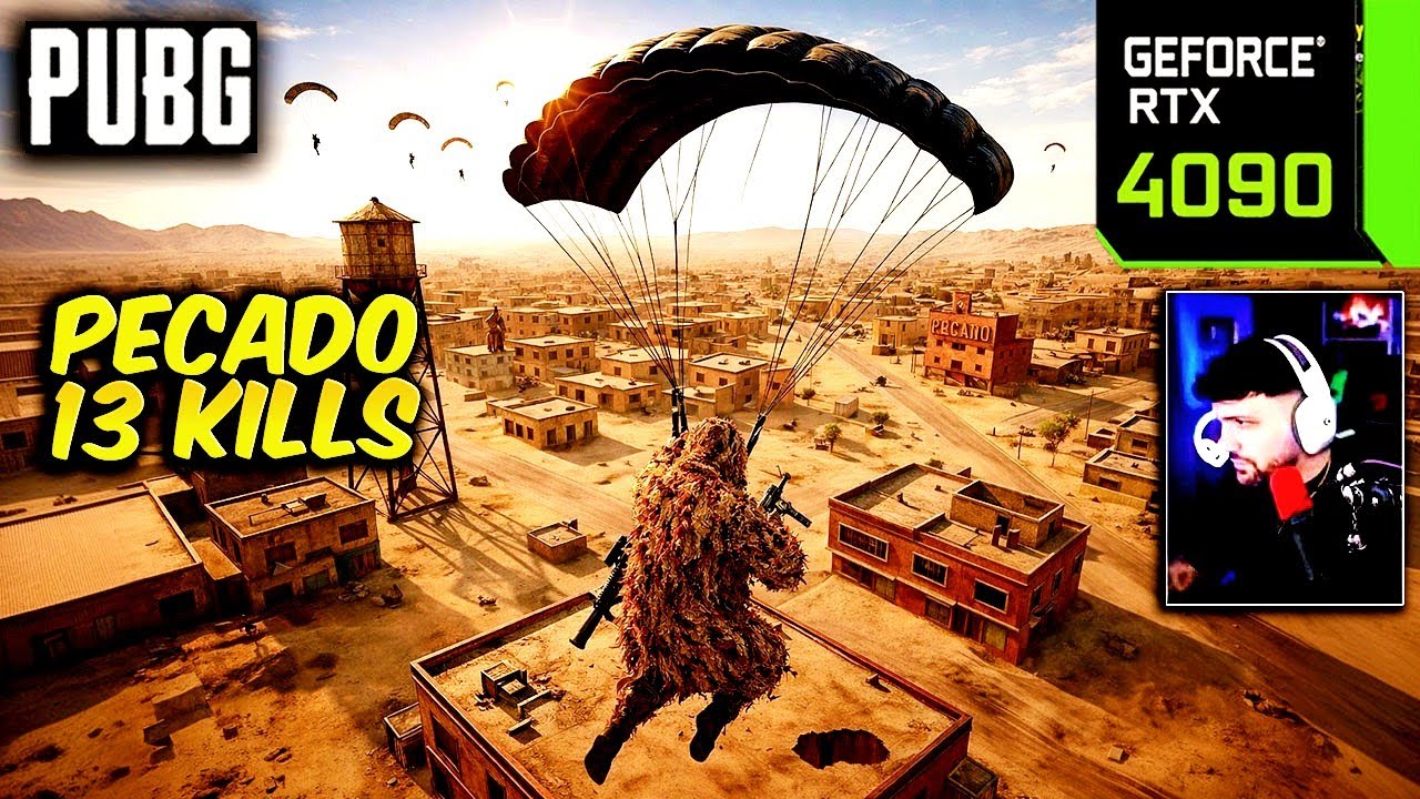 PUBG PC pero CAIGO EN PECADO y salgo CON 13 ELIMINACIONES A PURA SMG BRO 😱