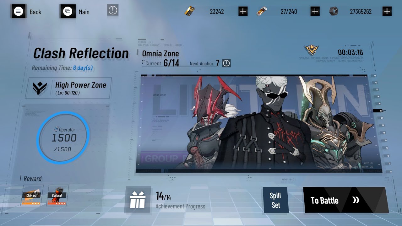 Omnia Zone [01/12~01/25] (Clash Reflection) - PGR