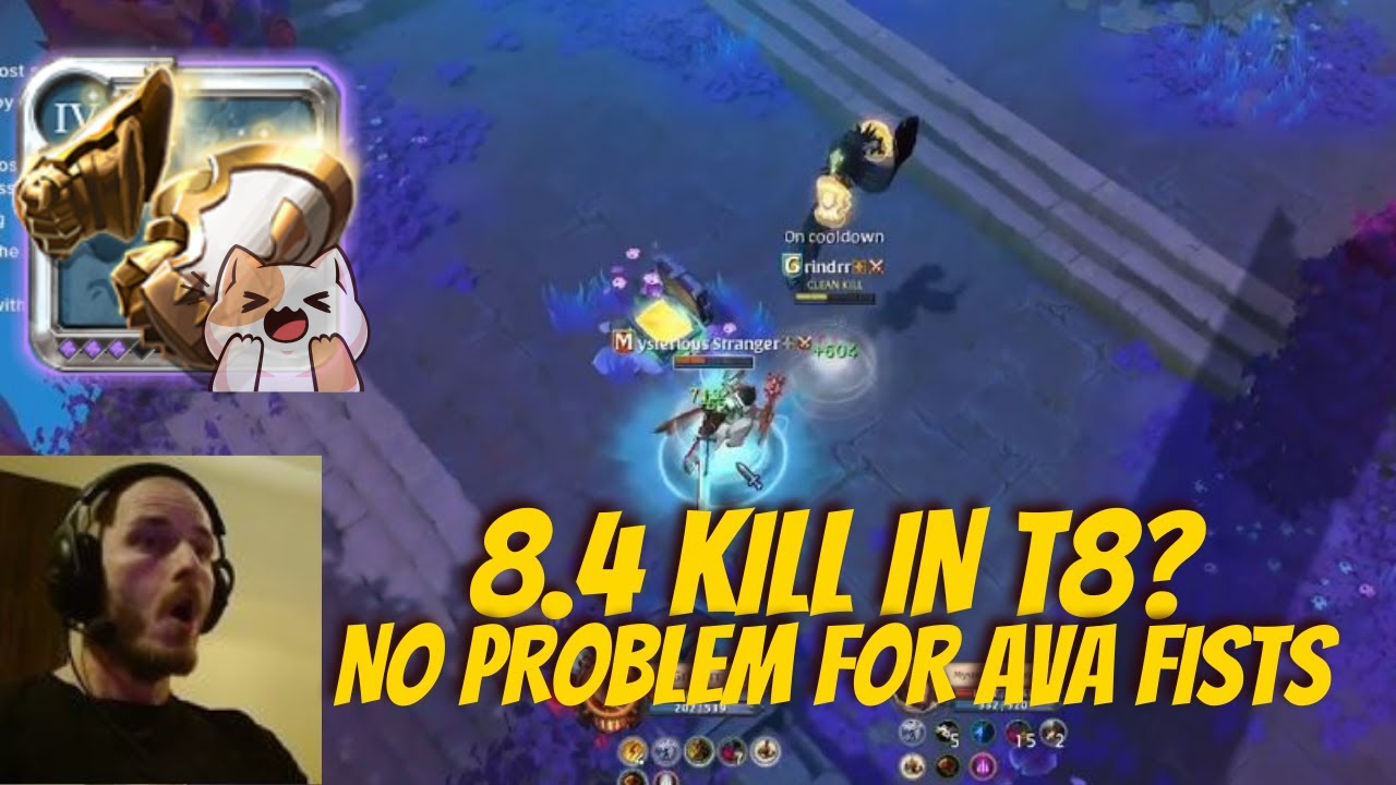 AVA FISTS - so OP that any one can play it! | EDUCATIVE PVP | ALBION ONLINE | VOICE COMMENTARY