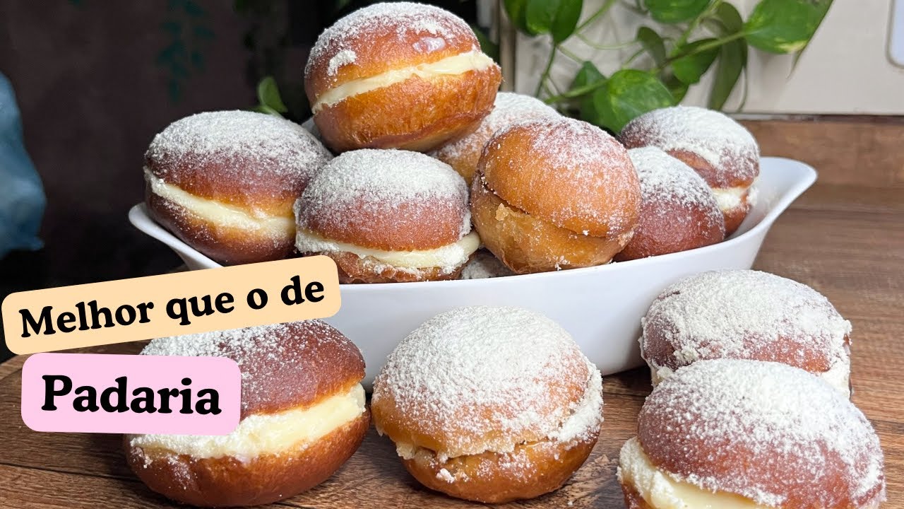 SONHO DE PADARIA FOFINHO E BEM RECHEADO | Passo a passo de como fazer