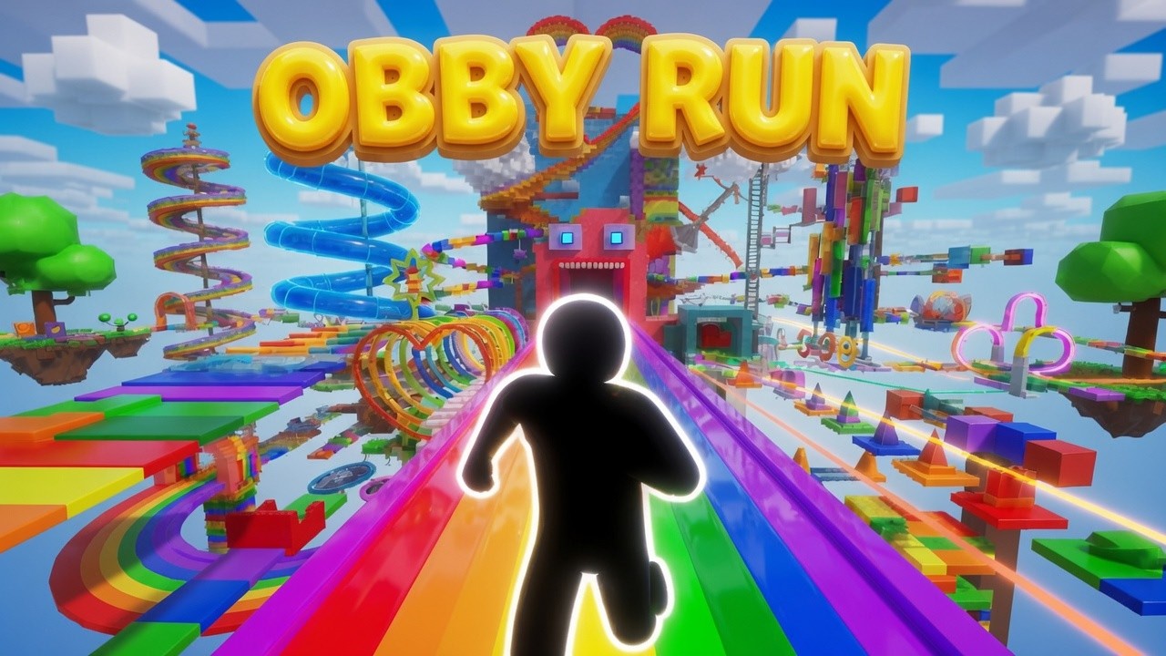 ROBLOX OBBY RUN | Эффект погружения: интерактивная разминка | Вирусная интерактивная игра ⚡