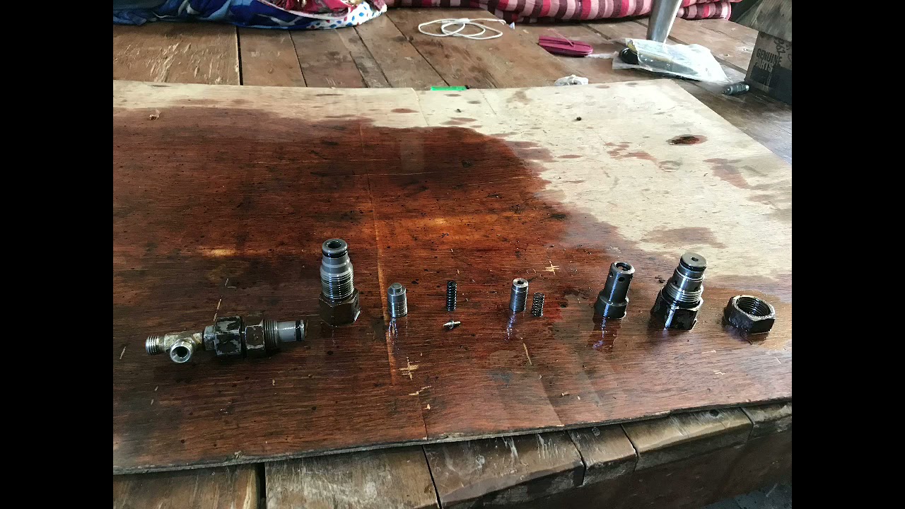 Jcb 205 main relief valve repair