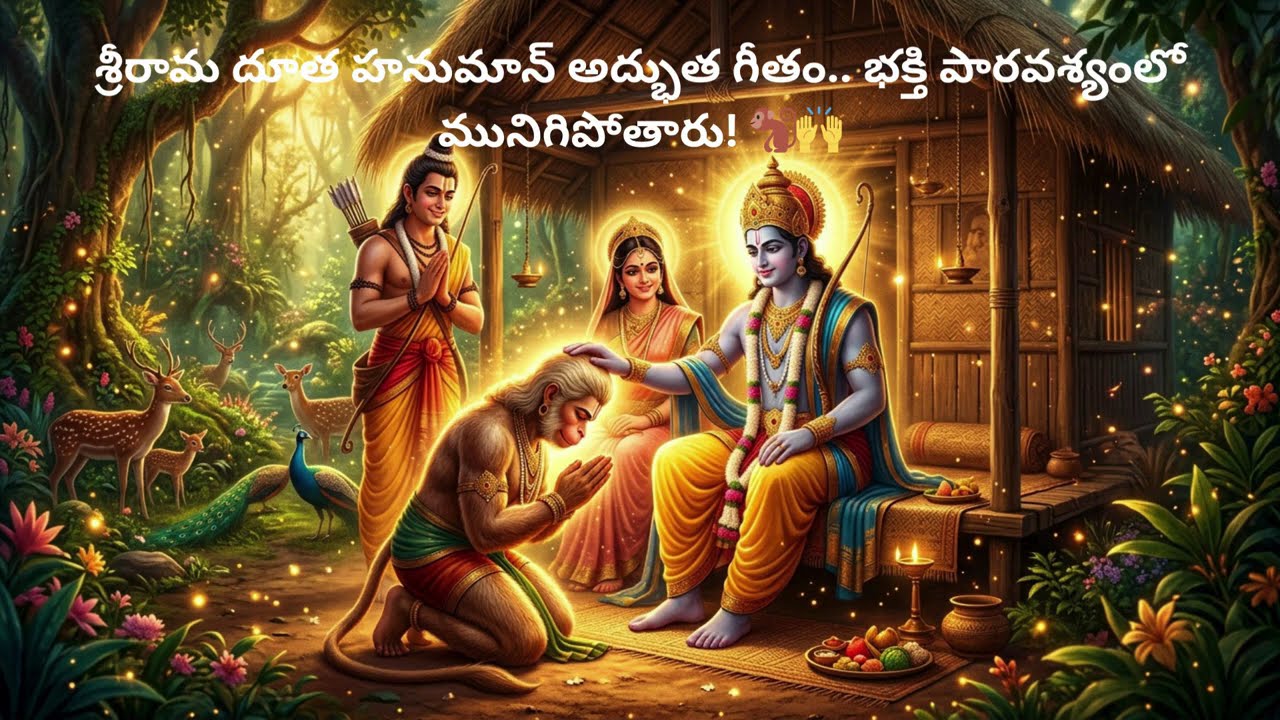 హనుమాన్ ఆరాధన గీతం విన్నవారు భక్తిపారవశ్యానికి లయమవుతారు 🙏 #song #devotional #bhakti