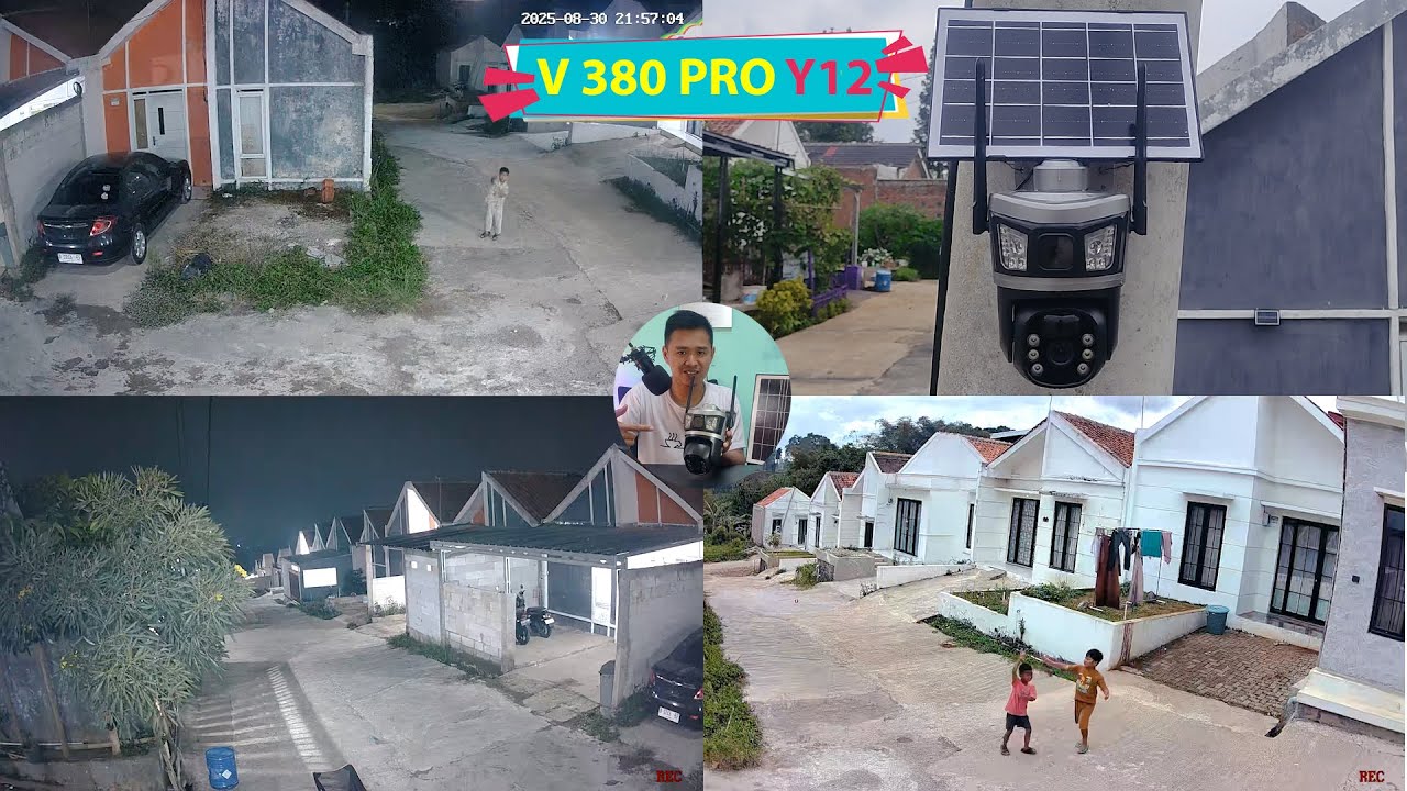 Review Lengkap CCTV V380 PRO Y12 Tenaga Matahari, Dual Kamera 8 Megapixel, Waterproof (Recomended)