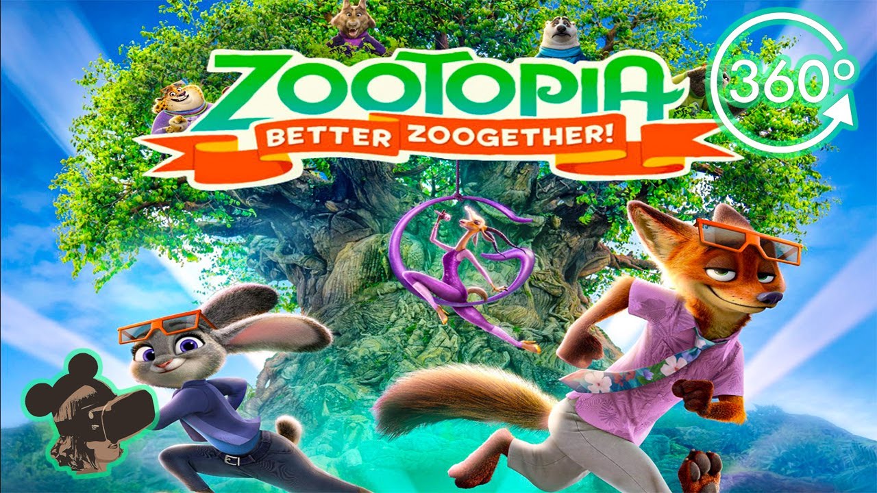360&ordm; Zootopia: Better Zoogether Полная очередь и шоу