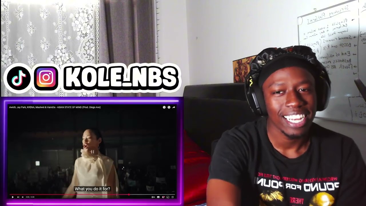 Awich, Jay Park, KR$NA, Masiwei & VannDa - ASIAN STATE OF MIND (Prod. Diego Ave) - REACTION
