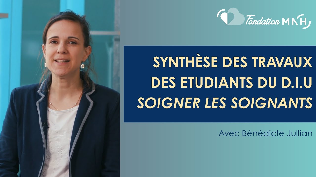🎤 Bénédicte Jullian présente la synthèse des travaux d'étudiants du DIU 