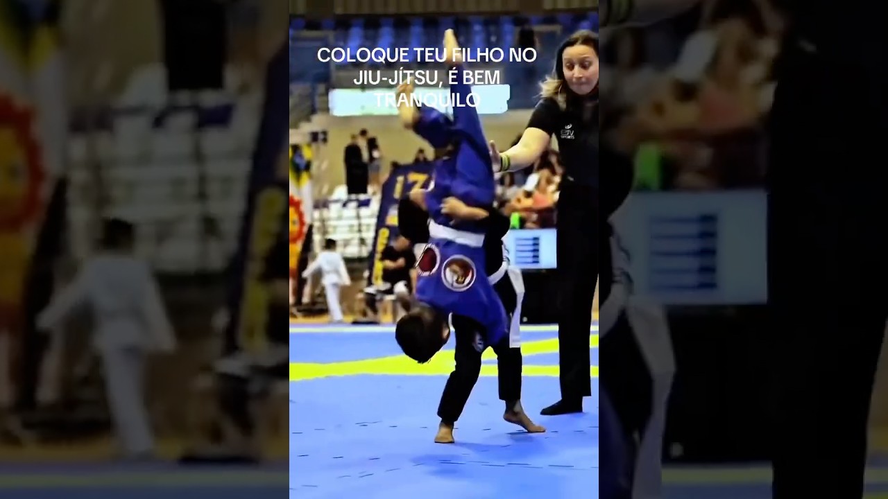 Jiu-j&iacute;tsu &eacute; tranquilo, pode colocar teu filho para treinar kkkkk #jiujitsu #tcf10k #bjj #luta