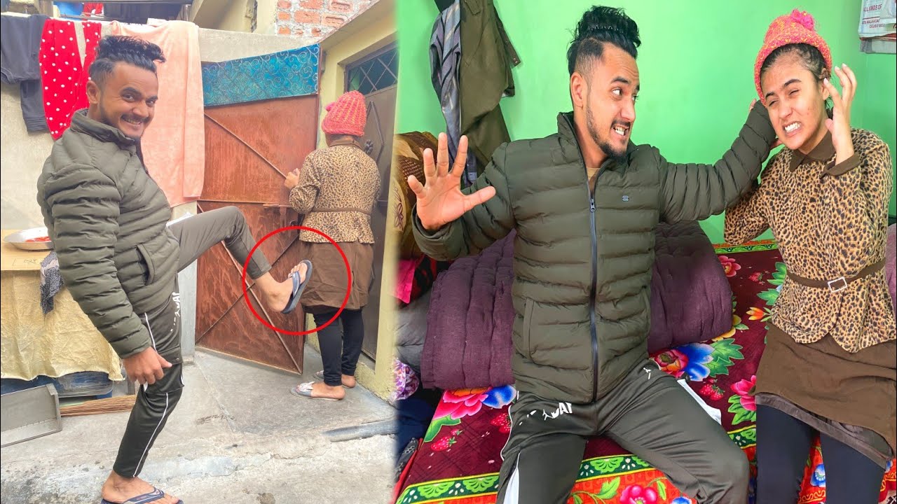 Slapping prank on my sister 😂🤣 | gone Rong  @samkofficial