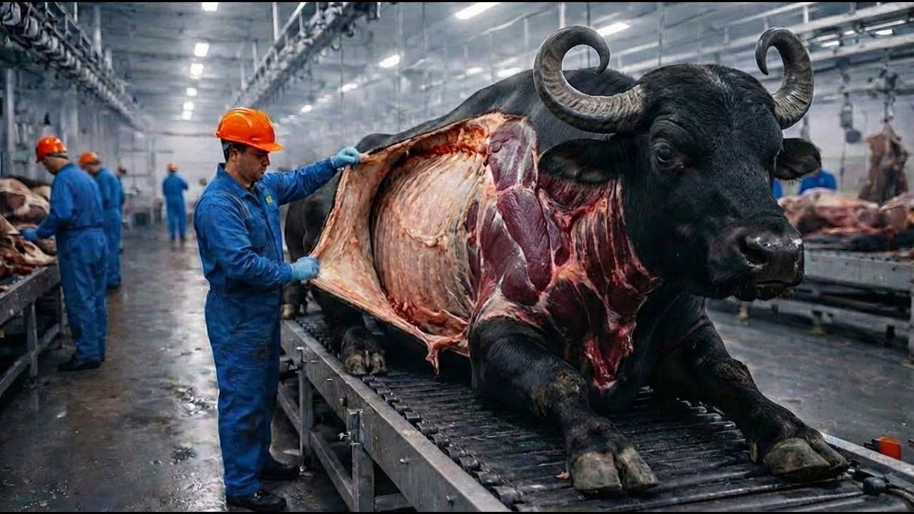 Inside the Giant Buffalo Factory: How Millions of Giant Buffalo Are Raised and Processed