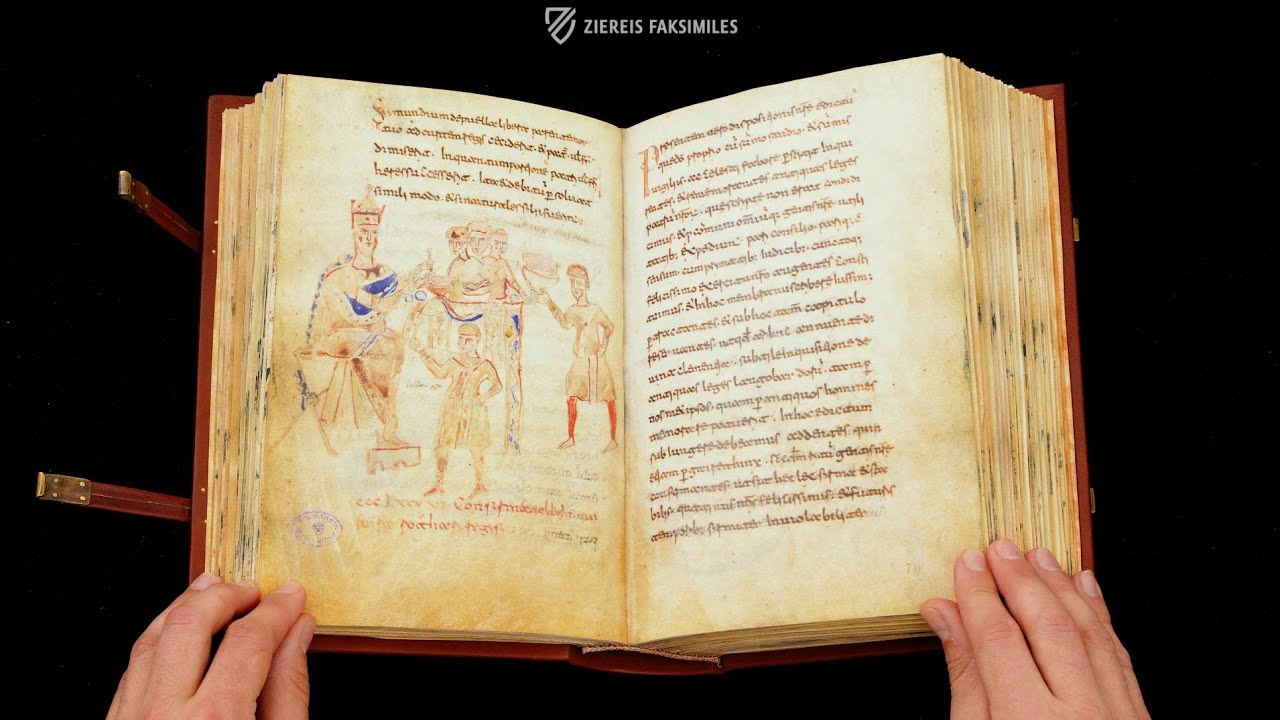 DER CODEX LEGUM LANGOBARDORUM - Bl&auml;ttern im Faksimile (4k / UHD)