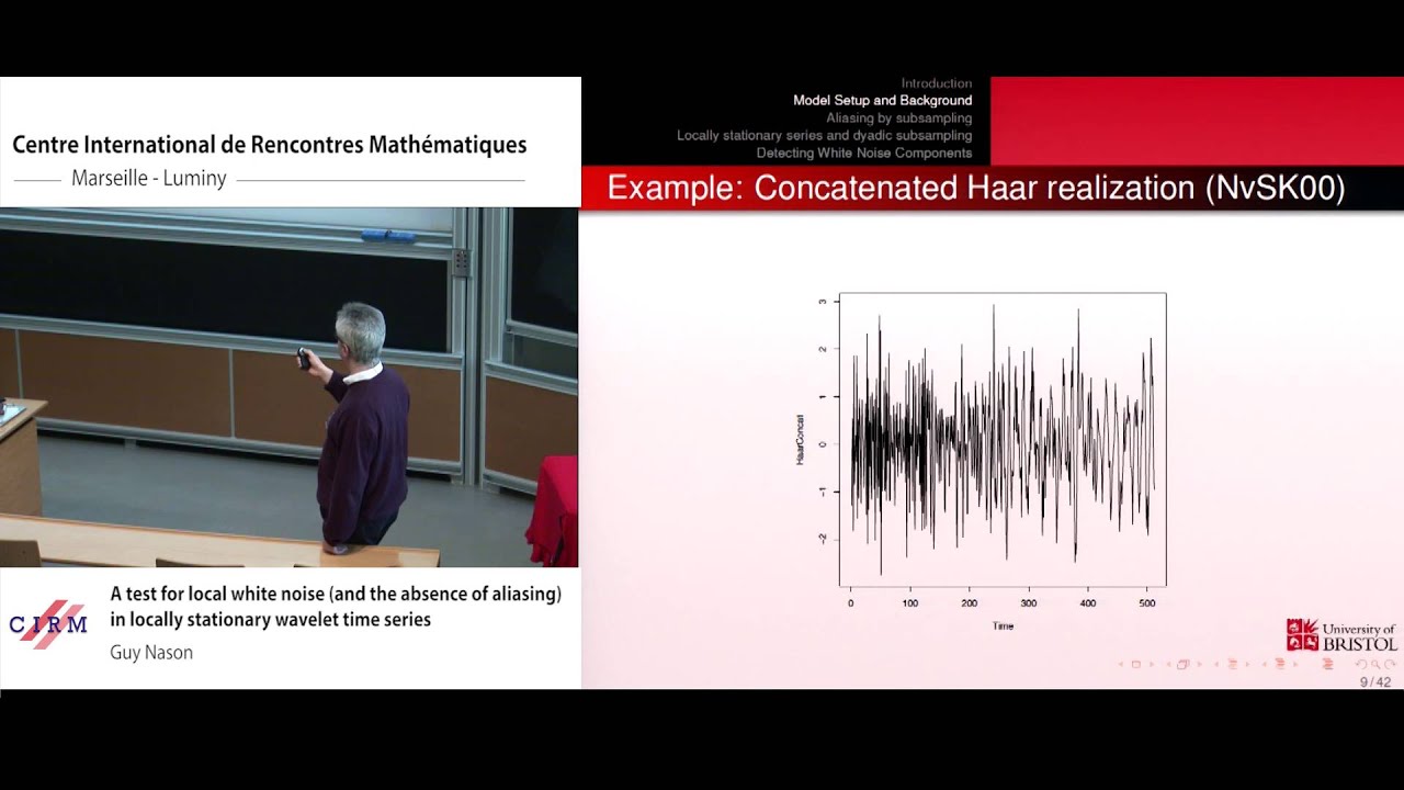 Guy Nason:  A test for local white noise (and the absence of aliasing) in locally stationary...