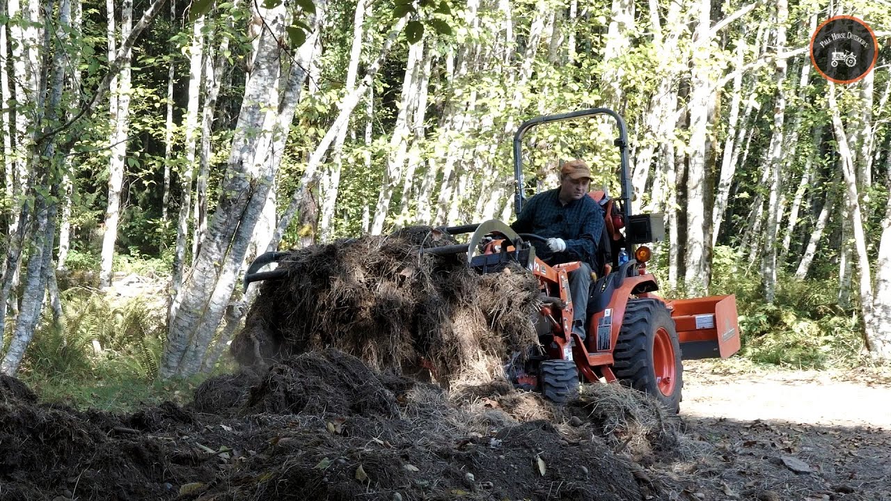 Grapple vs Rake | Kubota Compact Tractor & Land Pride SGC0660