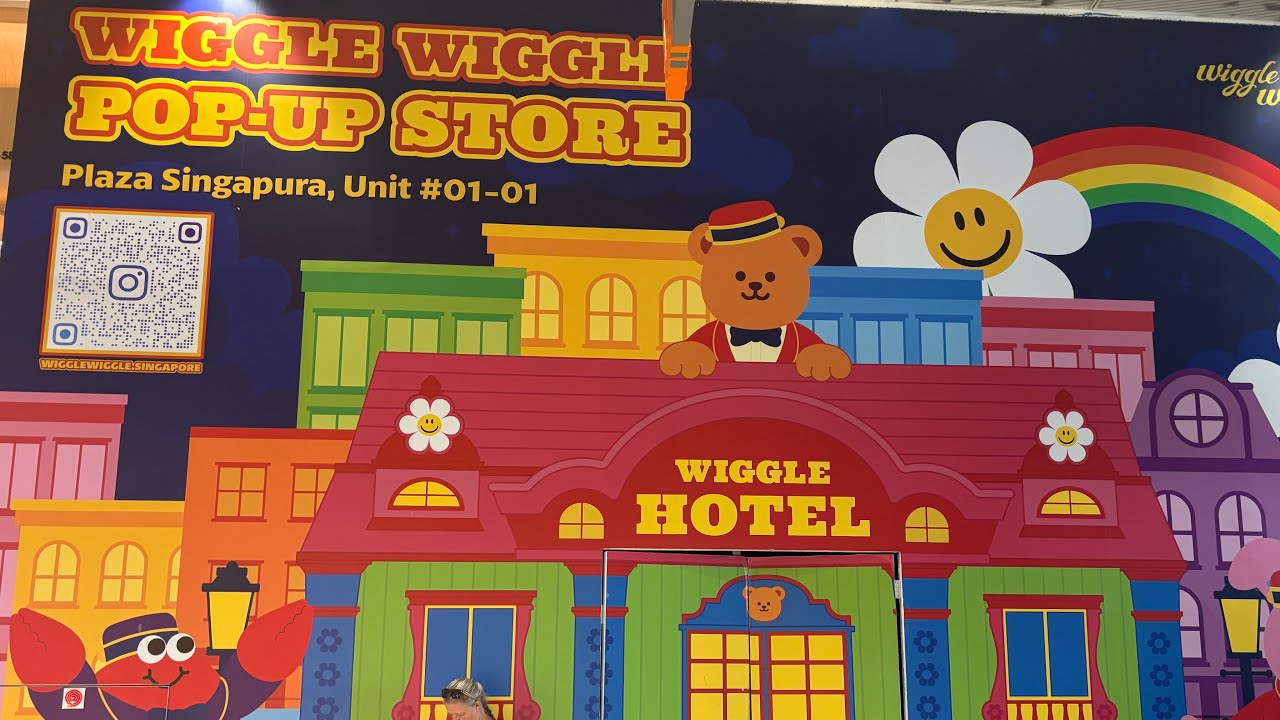 Pop-up store | wiggle wiggle | plaza Singapura| orchard rd | Singapore 🇸🇬😍