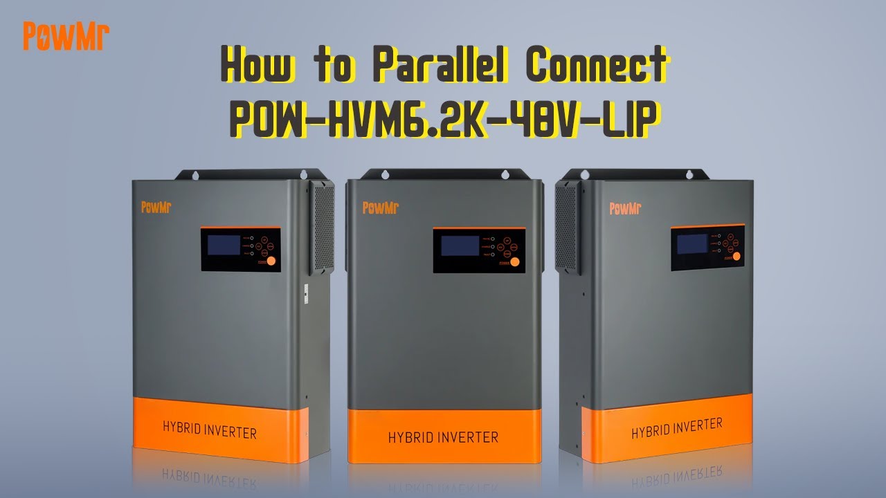 How to Parallel Connect POW-HVM6.2K-48V-LIP?