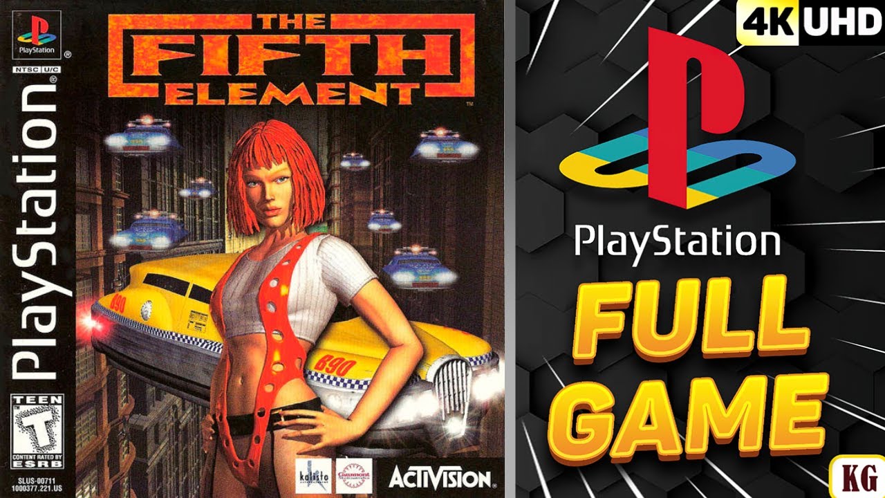 The Fifth Element [PS1] Gameplay Walkthrough FULL GAME [4K60ᶠᵖˢ UHD🔴]