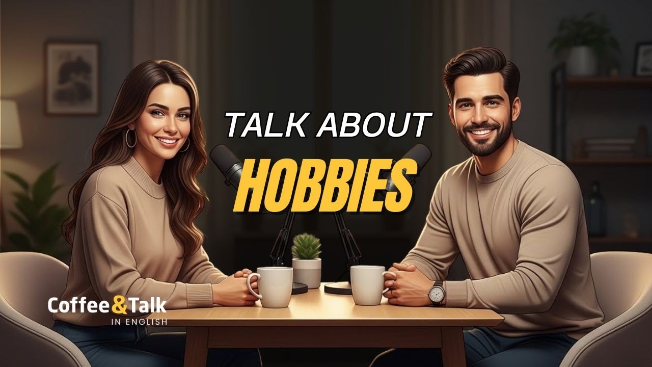 How to Talk About Hobbies in English ☕🎧 | Real Life Conversation Practice