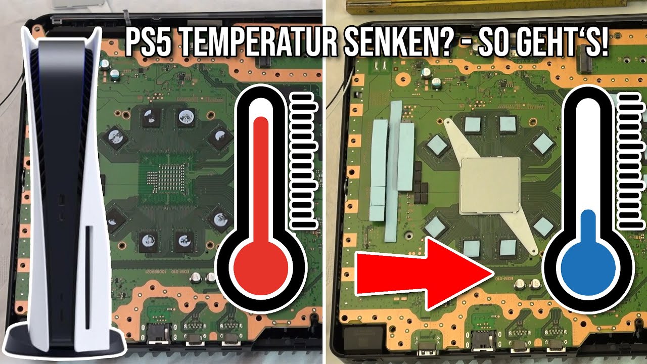 Playstation 5 (PS5) Temperatur senken & Hitzeprobleme lösen | ARCTIC Wärmeleitpad Tutorial 🪛
