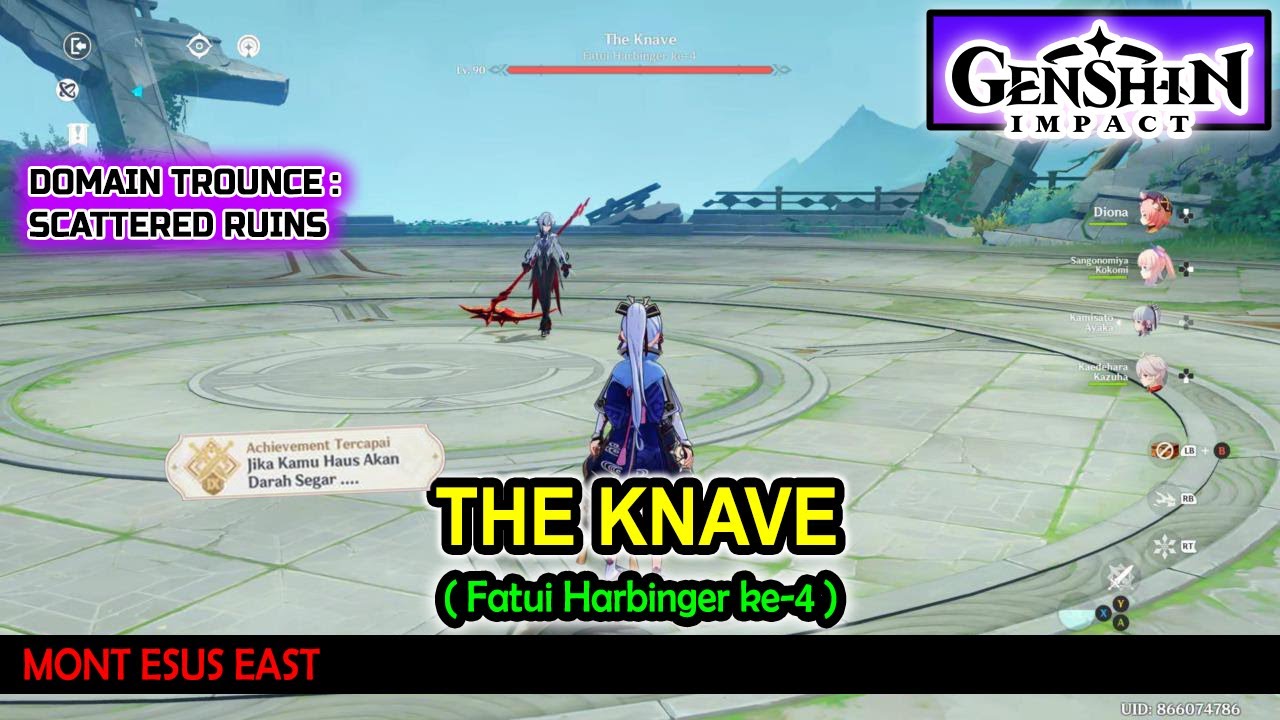 Genshin Impact | Domain Trounce : Scattered Ruins - The Knave