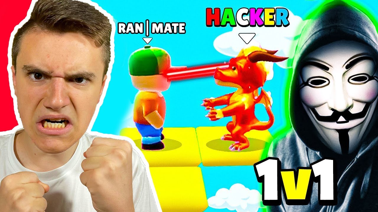 HO SFIDATO L'HACKER PIÙ FORTE D'ITALIA IN 1v1 SU STUMBLE GUYS!😱 *troppo forte*