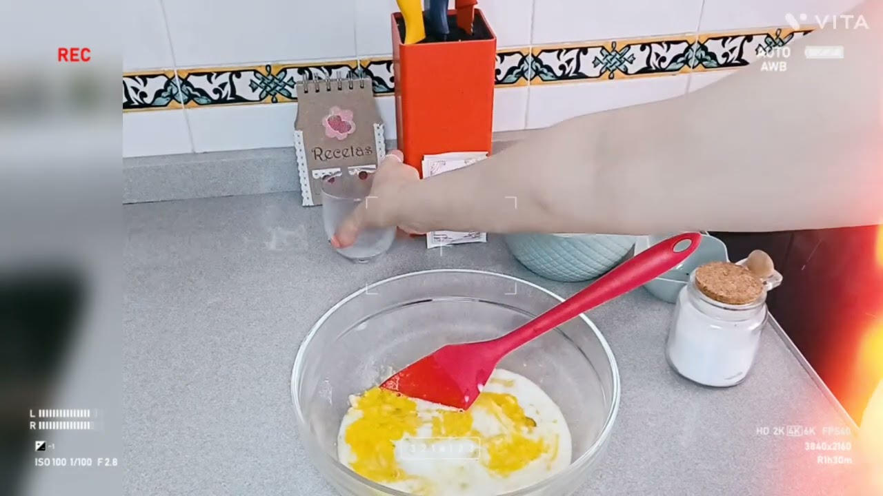 Bizcocho de banana y avena