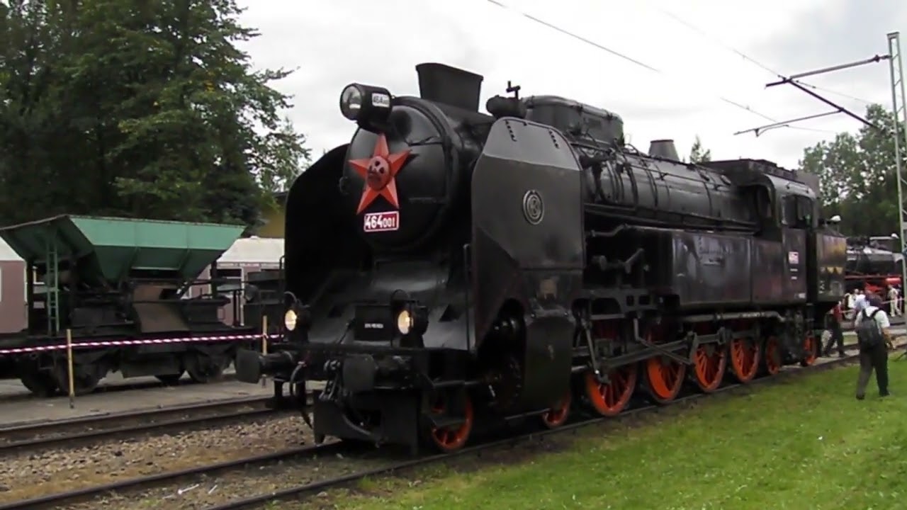 Czeskie parowozy w Chabówce 25 08 2012 r
