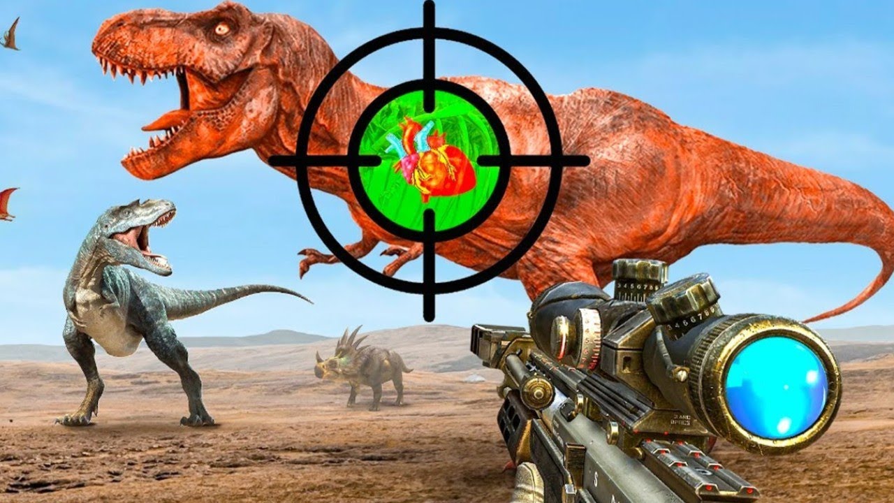 Wild Animals & Dinosaur hunter 2025 Real Dinosaur Hunter 3D Android Gameplay