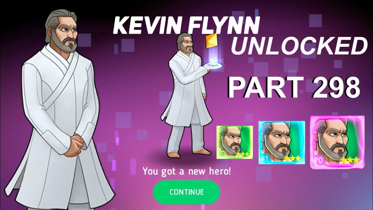 Disney Heroes Battle Mode KEVIN FLYNN UNLOCKED PART 298 Walkthrough Gameplay - Android/iOS