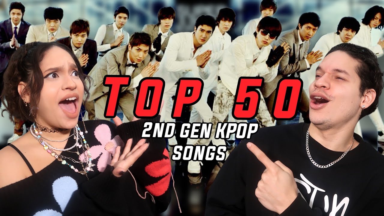 Waleska & Efra react to 50 LEGENDARY 2ND GENERATION K-POP SONGS