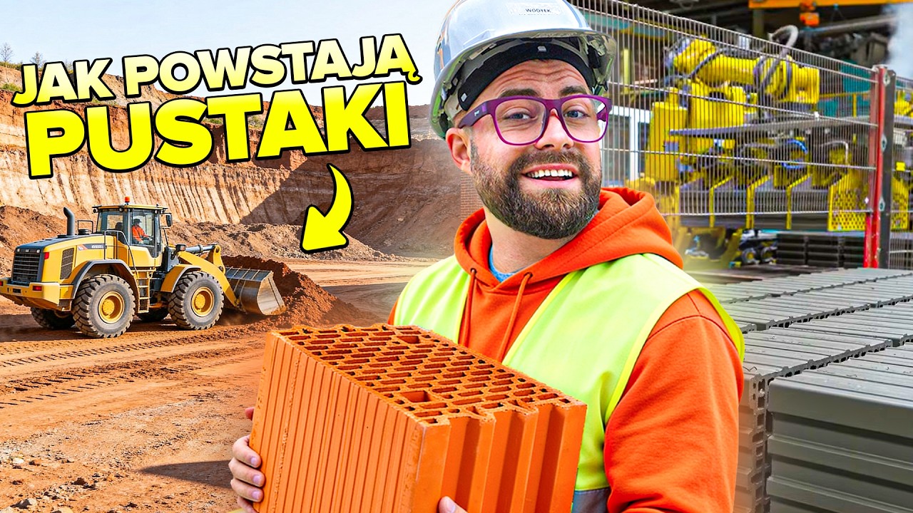 Jak powstają pustaki ceramiczne? Ta nowoczesna fabryka produkuje 30 dom&oacute;w dziennie! | DO ROBOTY