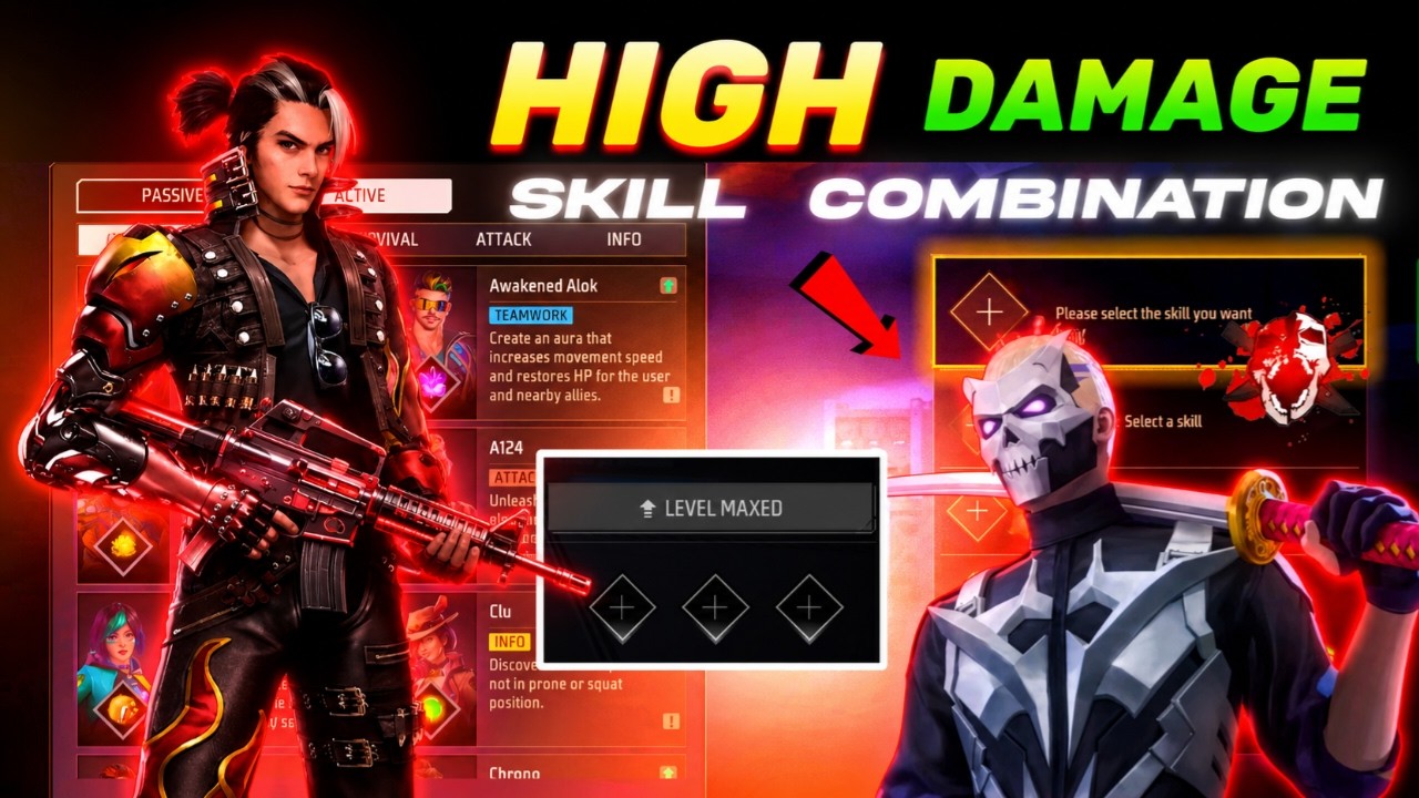 31 May 2026 🔥 HIGH DAMAGE SKILL COMBINATION | Best Character Skill for BR rank