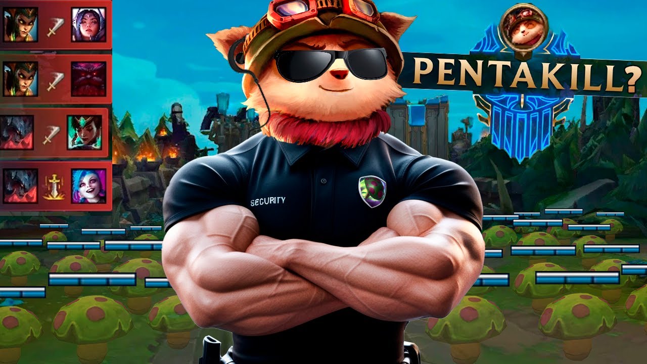 ¿PENTAKILL solo con SETAS? La PARTIDA más ÉPICA de TEEMO JUNGLA😱