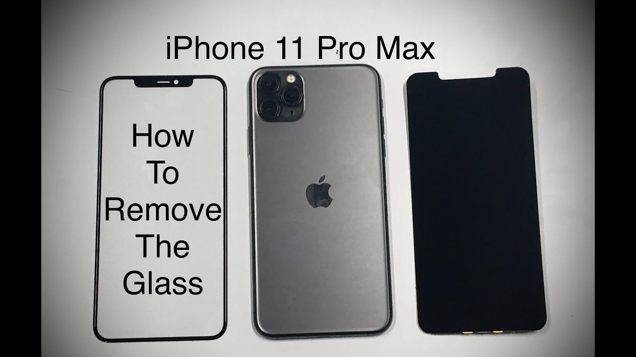 How to remove the glass on a iPhone 11 Pro Max (lives might be saved)