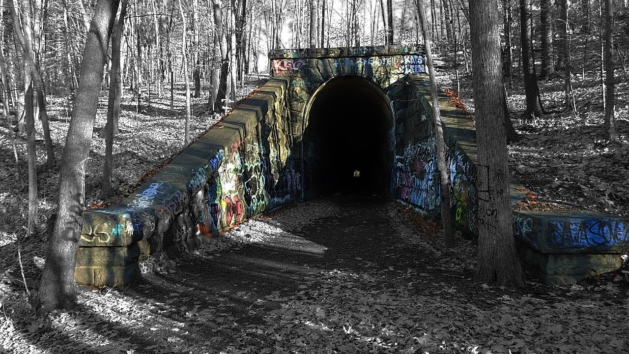 Abandoned Train Tunnel - Clinton, MA