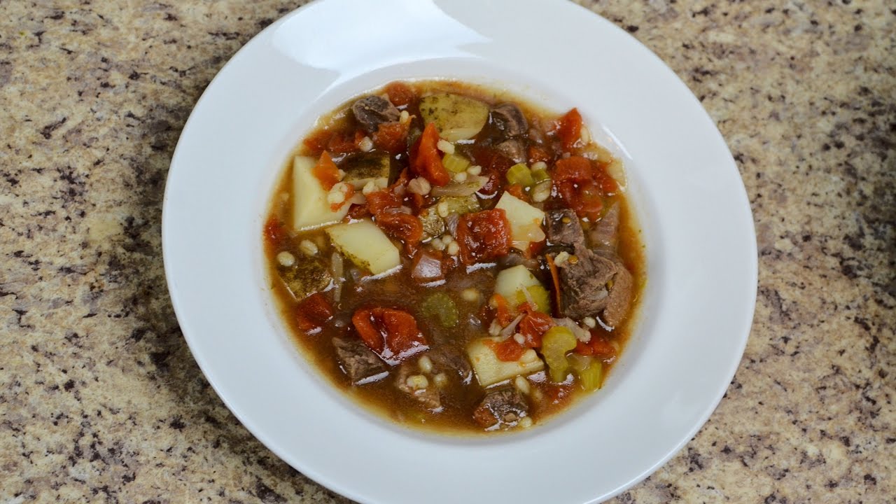 How to Make Beef and Barley Soup in the Pressure Cooker