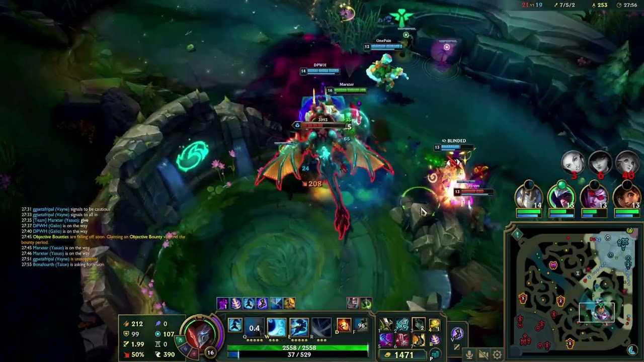 Highlight - League of Legends - Yasuo - 15/8/4 - 5v5 Ranked Solo - 12:57pm