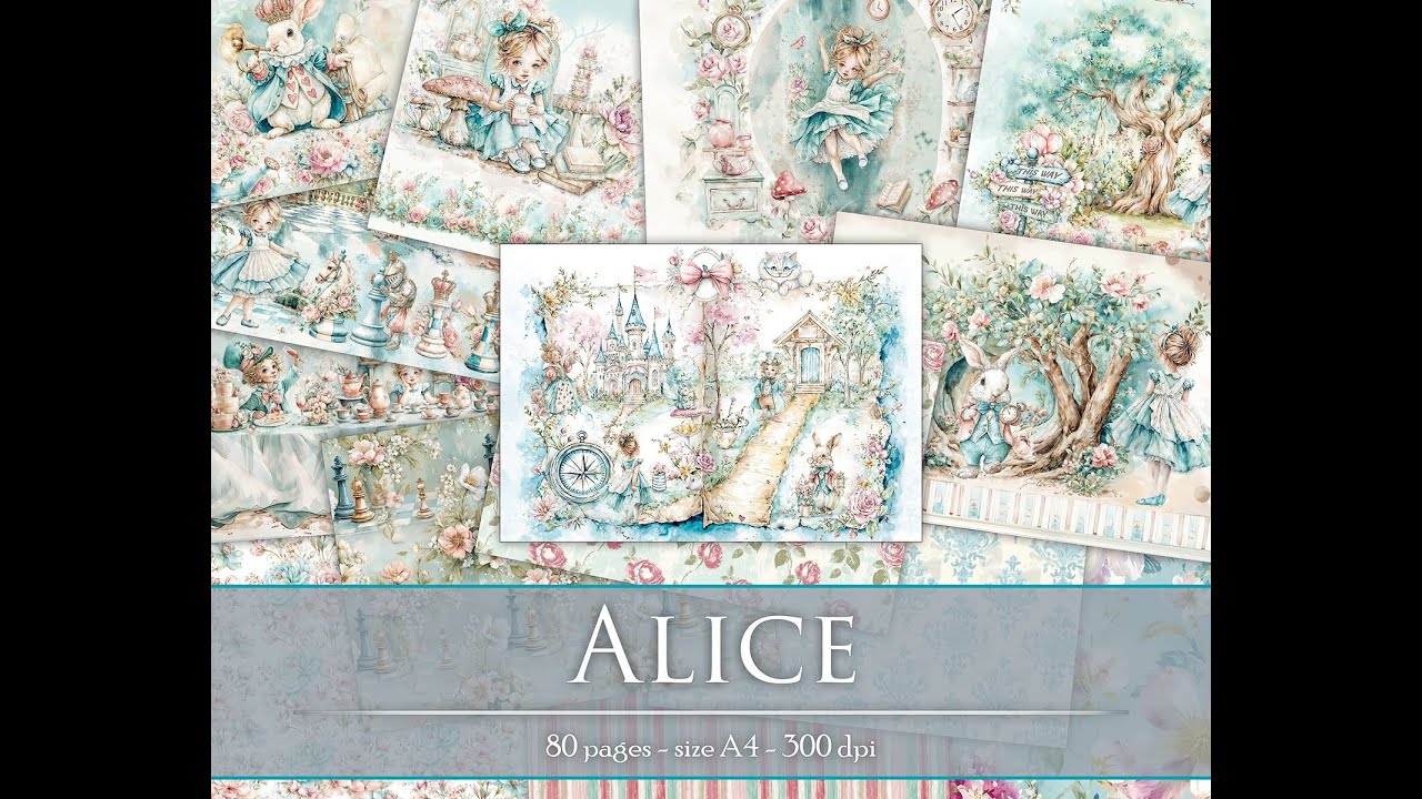 🐇Alice 👑 printable collection