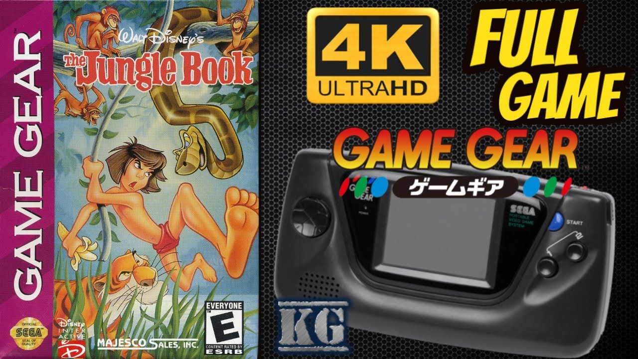 Disney's The Jungle Book [GAME GEAR] Longplay Walkthrough Playthrough Full Movie Game [4K60ᶠᵖˢ UHD🔴]