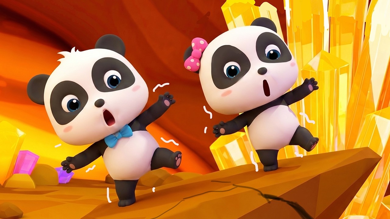 Help! Baby Panda's Trapped in Crystal Cave | Magical Chinese Characters | Kids Cartoon | BabyBus