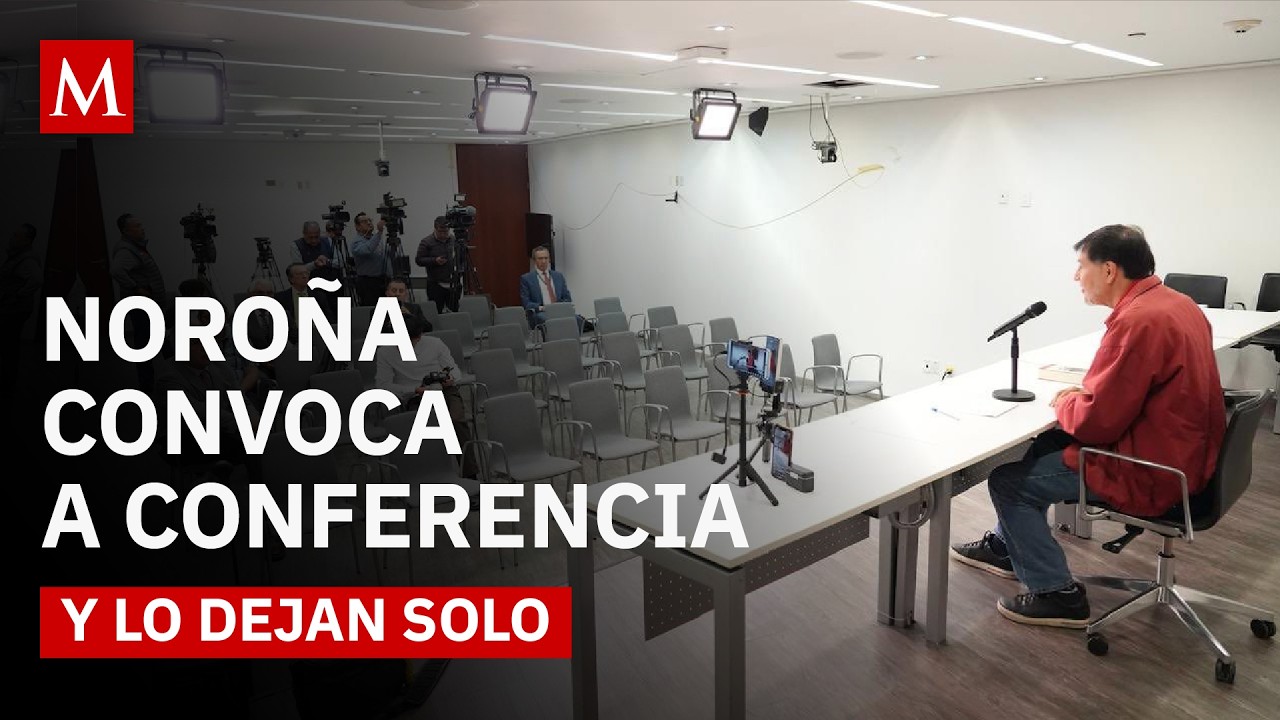 Gerardo Fern&aacute;ndez Noro&ntilde;a convoc&oacute; a conferencia de prensa... y nadie asisti&oacute;