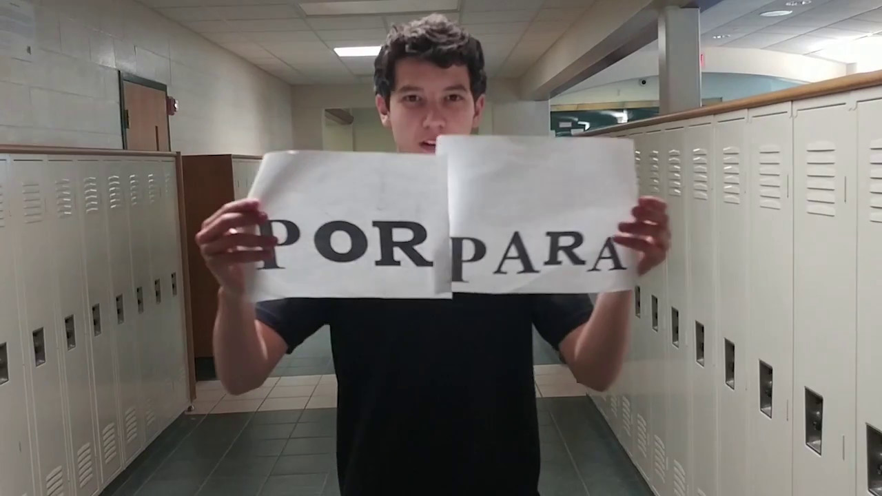 Por vs  Para --  Remember the Name Parody
