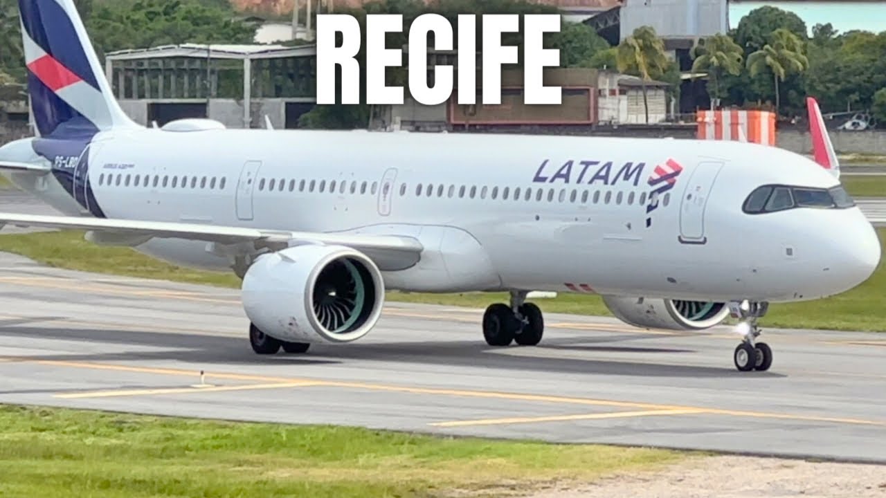 POUSO E DECOLAGEM AEROPORTO DE RECIFE
