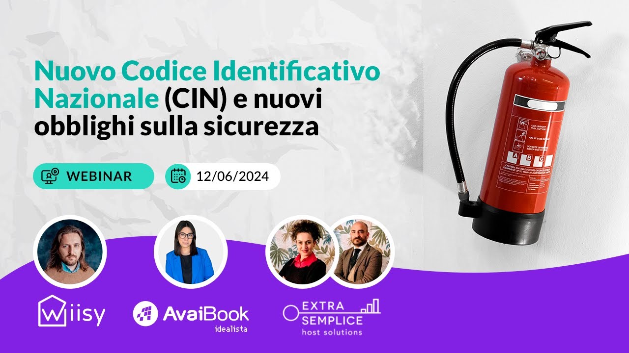 Nuovo Codice Identificativo Nazionale (CIN) e nuovi obblighi sulla sicurezza