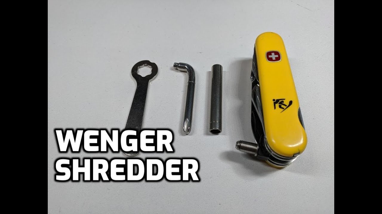 Wenger Shredder 85mm Discontinued Swiss Army Knife Unboxing and Review