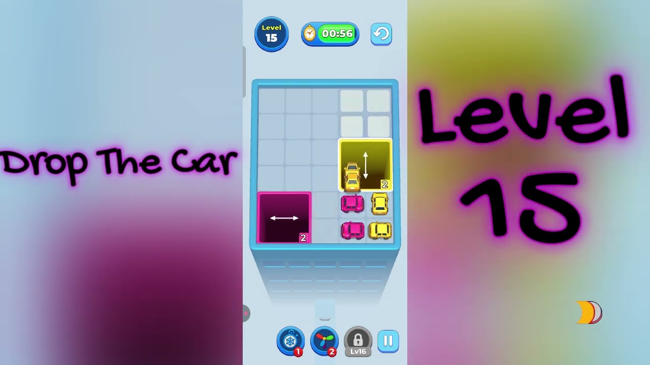 🚗 Drop The Car Level 15  Walkthrough | Car Puzzle Game Solution | Go Answer