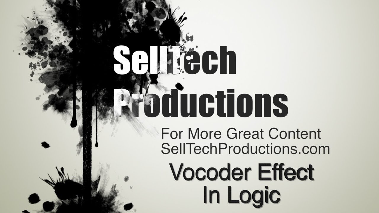 Vocoder Vocal Effect in Logic Pro